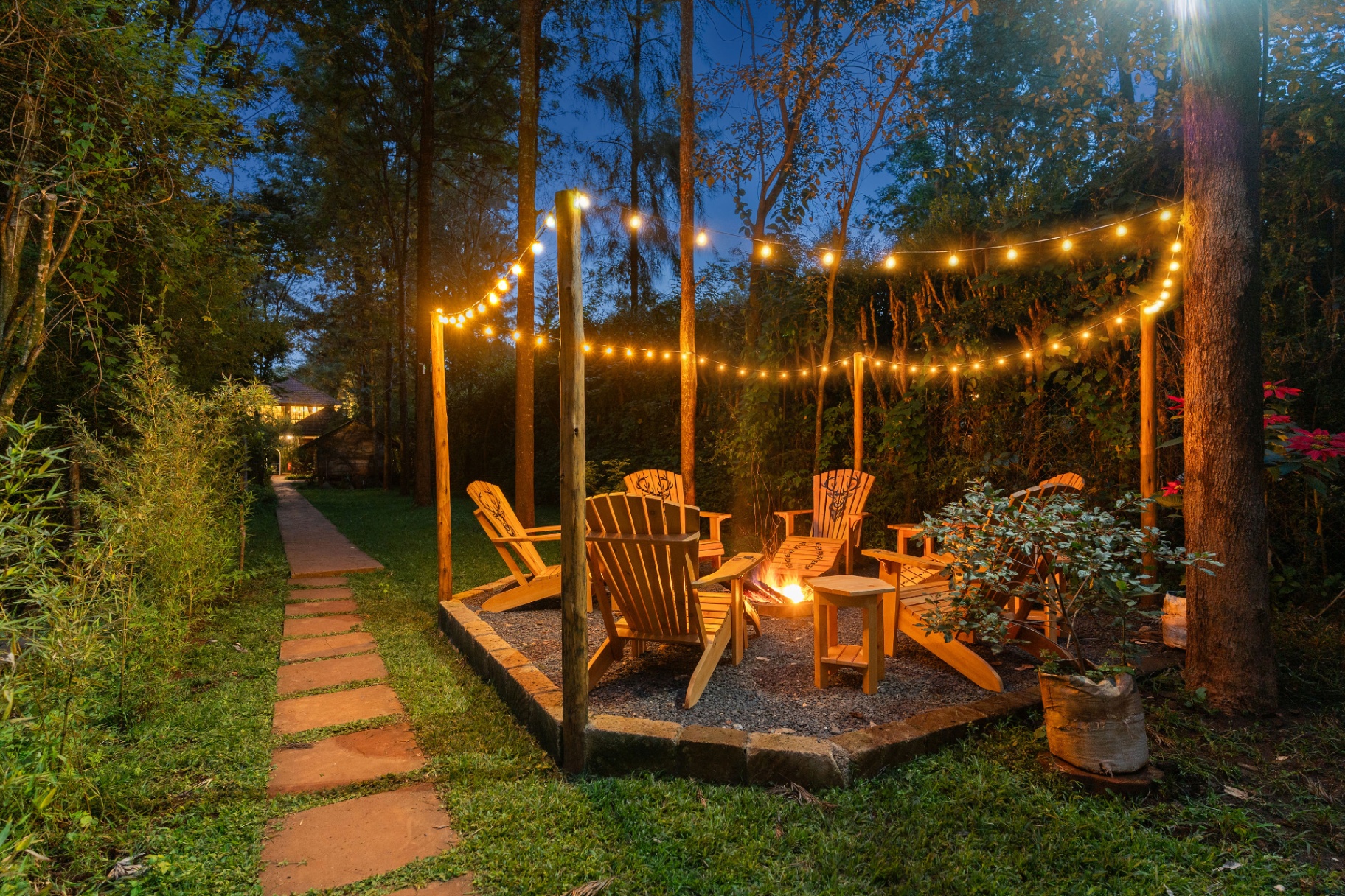 Firepit evenings — experience for guests staying at Jungle Oasis Nairobi