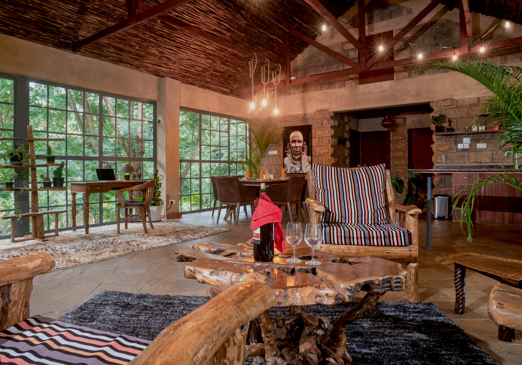 Poolside 2 Bedroom Apartment, 2 bedroom accommodation at Jungle Oasis Nairobi in Karen, Nairobi